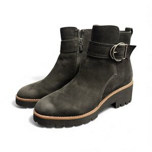 Blondo Women's Dagger Waterproof Boot, Black Nubuck, Sz 10 B7328